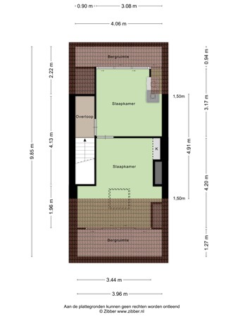 Floorplan - Koningin Julianastraat 54, 3421 JC Oudewater